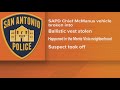SAPD Chief William McManus Car Broken Into Ballistics Vest Stolen