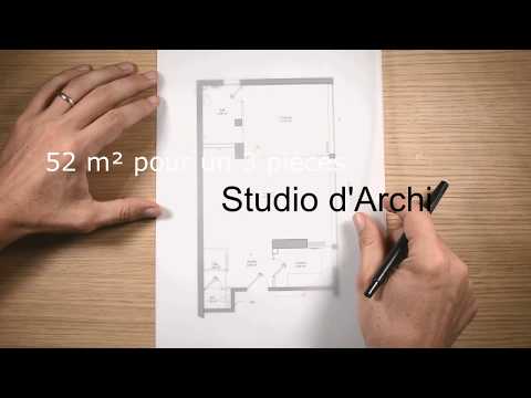 How to reorganize a 52 m² space to create a second bedroom