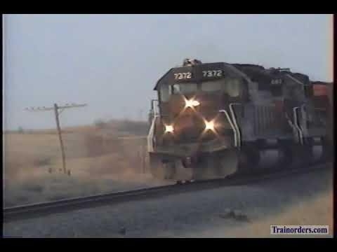 Classic Railroad Series 1214 - WB SP 7372 at Rishel, KS Winter of 1990.