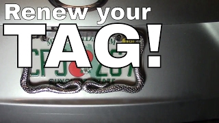 Vehicle/Car Tag Registration Renewal-License Plate Tag--How to  🚘
