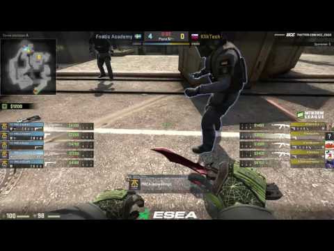 Fnatic Academy vs KlikTech | de_overpass | MDL | by @Deq & @Toll