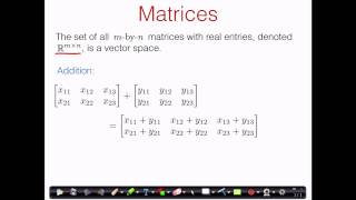 Examples of vector spaces part I