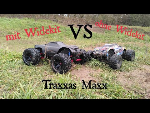 Bringt das Widekit wirklich was❓ I Vergleich von Traxxas Maxx mit und ohne Widekit
