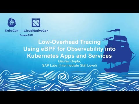 Low-Overhead Tracing Using eBPF for Observability into Kubernetes Apps and Services - Gaurav Gupta