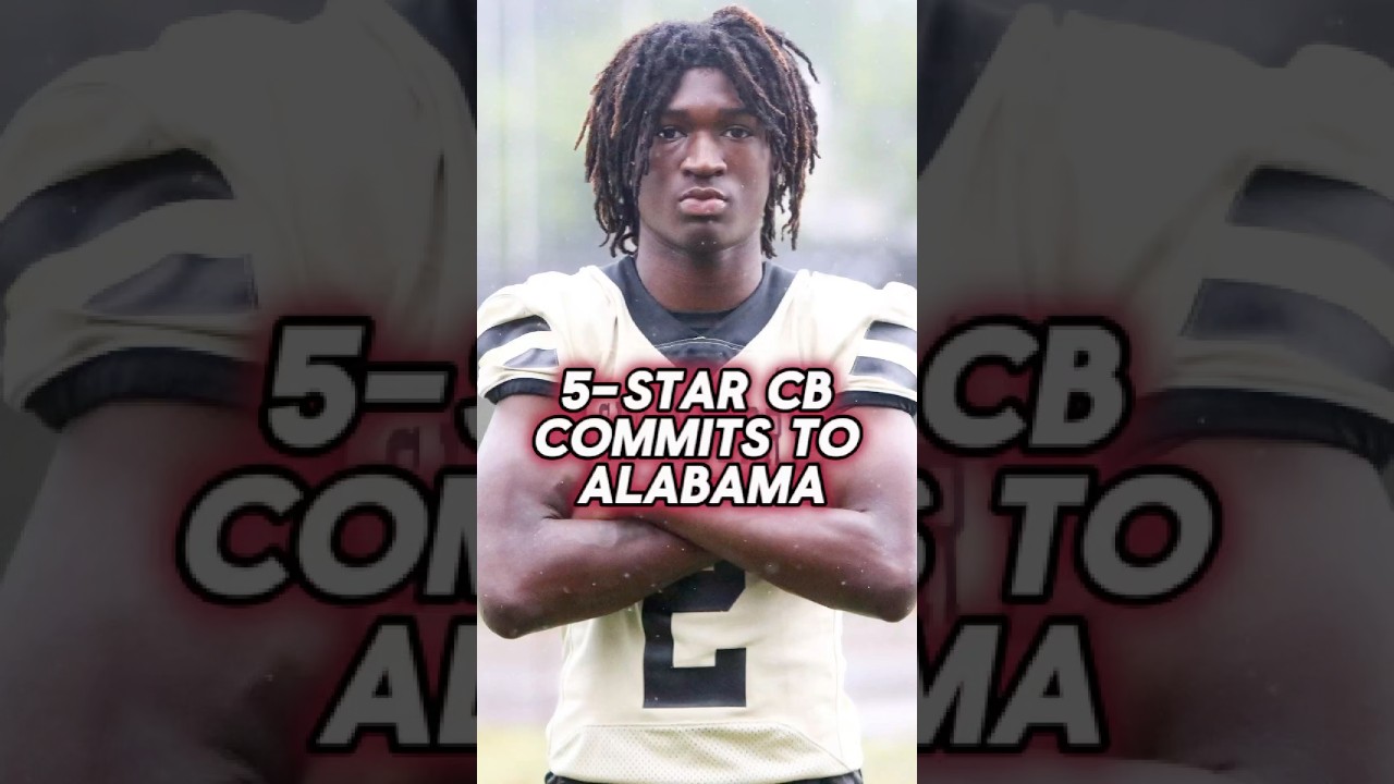🚨 BREAKING 🚨 5-Star CB Jorden Edmonds Commits To Alabama Football's 2026 Recruiting Class #shorts