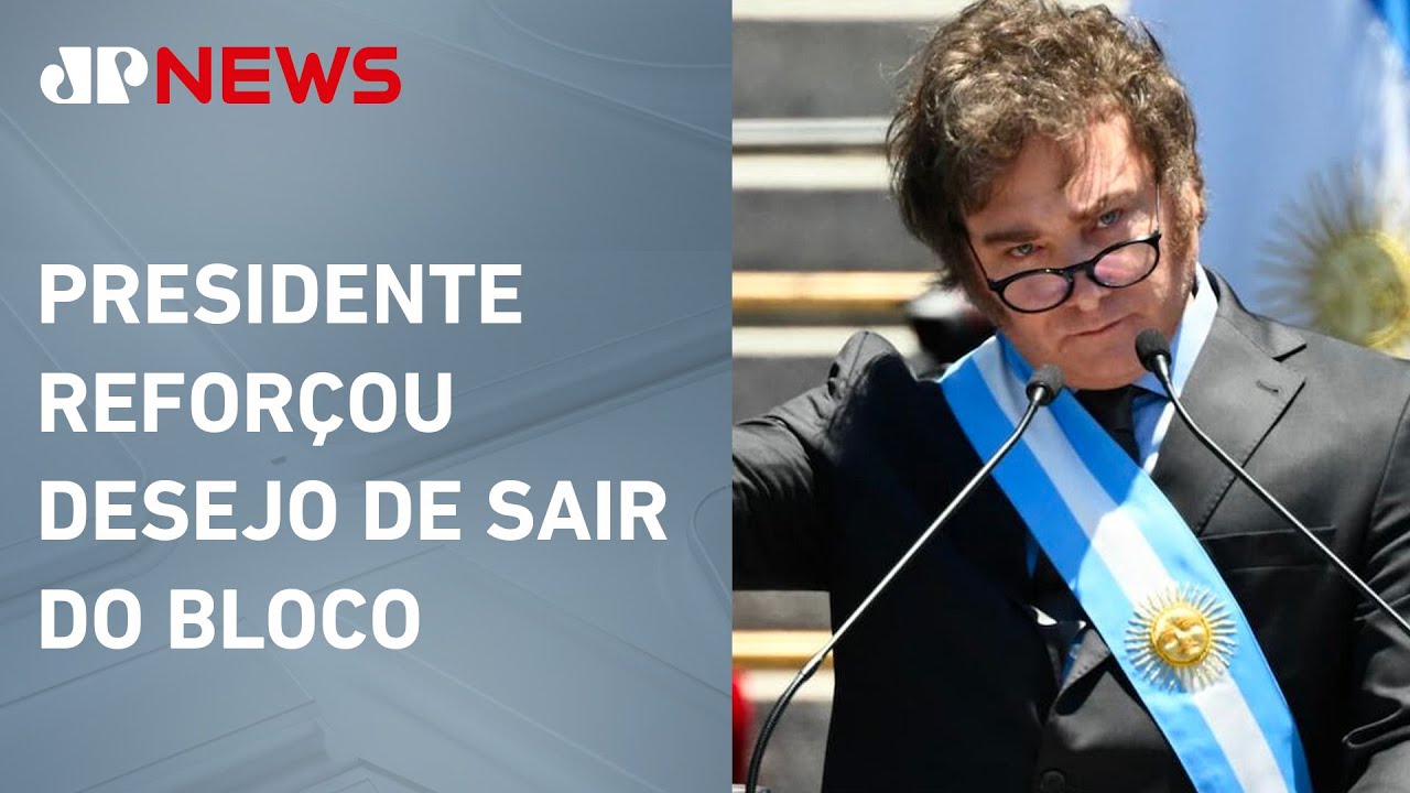 Milei sobre Mercosul: “Serviu para enriquecer indústria brasileira”