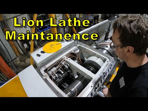 Lion Lathe Maintenance - Oil Change, Adjustments, and Modifications - Manual Machine Shop