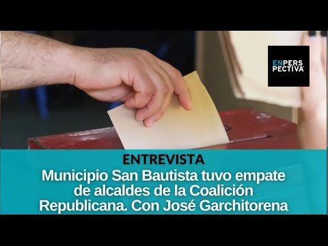 Empate en municipio de San Bautista: José Garchitorena explicó por qué se define por sorteo