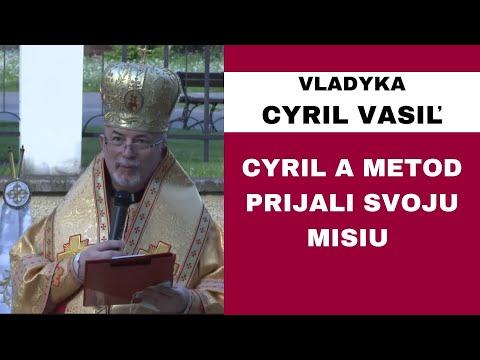 Nezaujímame sa o našich predkov a o naše dejiny - VLADYKA CYRIL VASIĽ - HOMÍLIA / KÁZEŇ