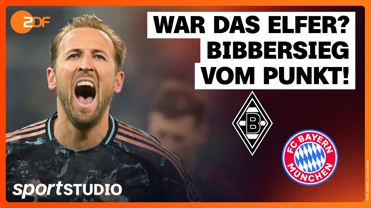 Borussia Mönchengladbach – FC Bayern München | Bundesliga, 16. Spieltag 2024/25 | sportstudio