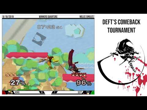 DCT Melee Singles - Goku (Fox) Vs. deft (Marth) - Winners Quarters