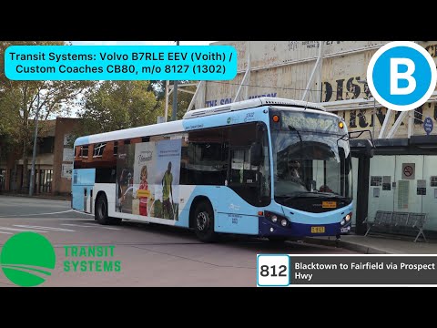 Transit Systems: Volvo B7RLE EEV (Voith) / Custom Coaches CB80, m/o 8127 (1302)