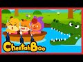 Chased By Alligator Row Row Row Your Boat Mother Goose Nursery Rhymes Cheetahboo