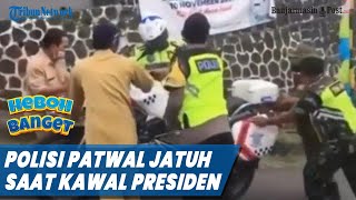 Download lagu Polisi Patwal Jatuh saat Kawal Mobil RI Presiden Jokowi, Langsung Sigap Berdiri mp3 Download lagu Polisi Patwal Jatuh saat Kawal Mobil RI Presiden Jokowi, Langsung Sigap Berdiri mp3