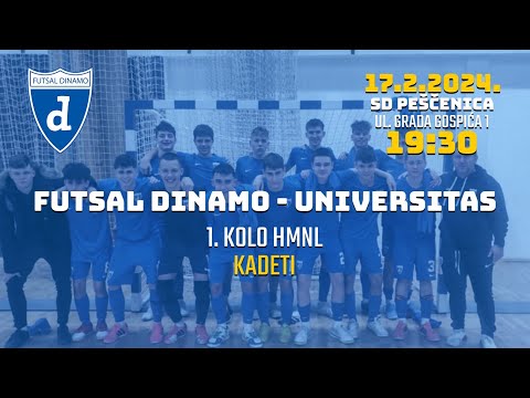 KADETI: FUTSAL DINAMO - UNIVERSITAS