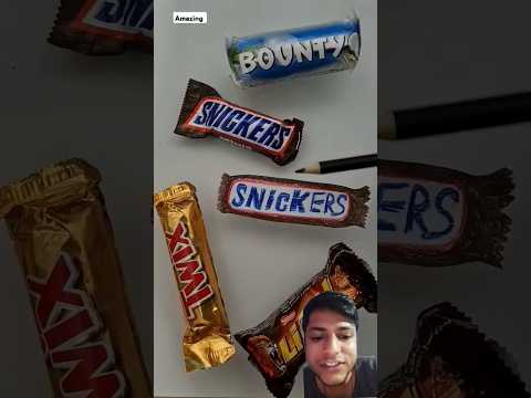 Which one is real ? #shorts #satisfying #chocolate #snickers #art #trending #challenge #amazing