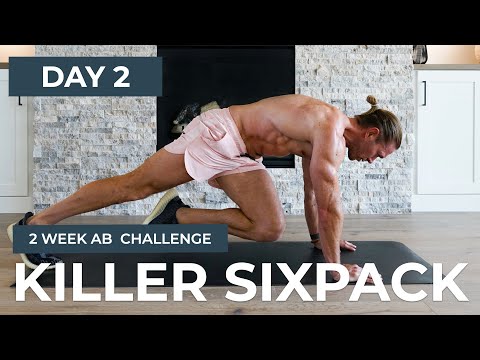 Day 2: 6 MIN KILLER SIXPACK  // Shredded: 2 Week Ab Challenge