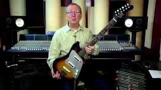 Electric Guitar - Kent Guyatone 2 Pickup Plaris 1960&#39;s Sunburst -Demo - 515-864-6136