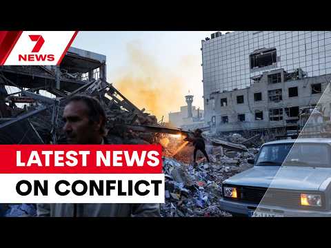 Latest developments on US-Israel war with Iran, new Iranian strikes reported in Qatar | 7NEWS