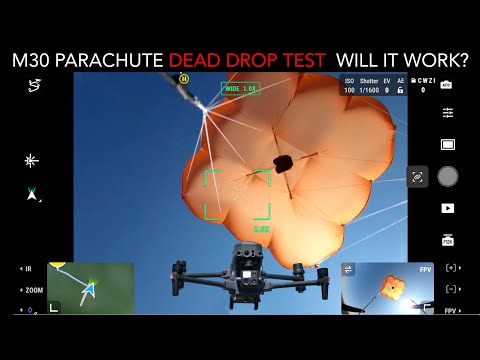 DJI Matrice 30 Parachute Drop Dead Test | Will it Work? | Complete test
