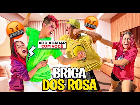 FINGIMOS UMA BRIGA NA FRENTE DOS ROSA *Fim do grupo!
