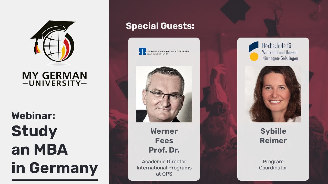 Webinar: Study an MBA in Germany