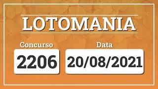 Capa de LOTOMANIA 2206