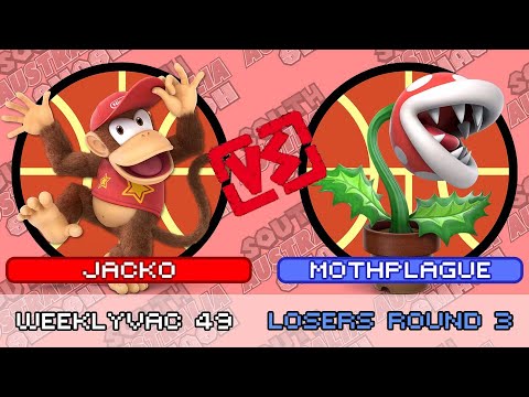 WeeklyVac 49 - SSBU - Jacko (Diddy Kong) vs MothPlague (Piranha Plant)