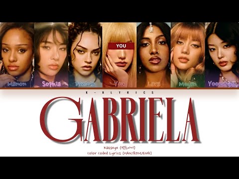 KATSEYE (캣츠아이) 'GABRIELA' - You As Member |7 Members| [Karaoke]