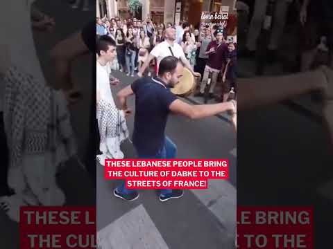 Wherever the Lebanese are, there's always Dabke! Video via IG: dj_stephy #lovinbeirut #france