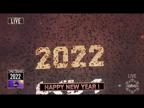 The 2022 New Year's Countdown from New York City