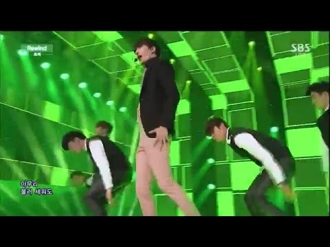 [Live] 141109 Zhoumi (Feat. EXO Chanyeol) - Rewind @ Inkigayo