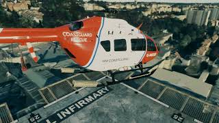 HPG H145 Base Pack Livery - HM Coast Guard (UK) - operated by Bristow - Civ / Lux Variant video