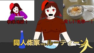 【ルームツアー】同人作家（志望)の無職ルーティーンと設備紹介