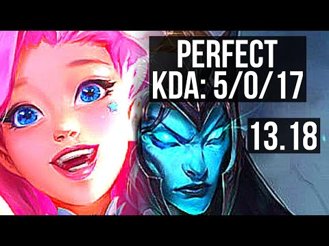 SERAPHINE & Senna vs KALISTA & Nautilus (ADC) | 5/0/17, Rank 1 Seraphine | EUW Challenger | 13.18