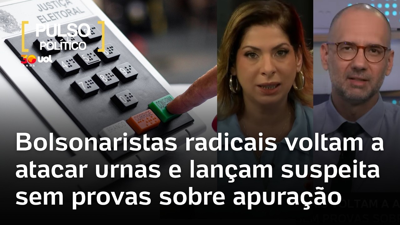 Bolsonaristas radicais voltam a atacar urnas e lançam suspeita sem provas sobre apuração
