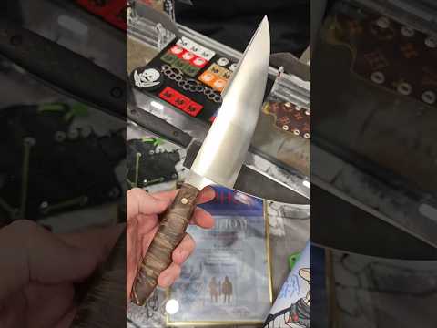 Агрессивная и Злая Кухня Нож Piranha от Barmaley Knives Нож Gaucho:)  Выставка Клинок 50 Москва