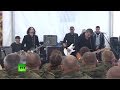 Рок-группа «Агата Кристи» выступила для российских военных на авиабазе ...
