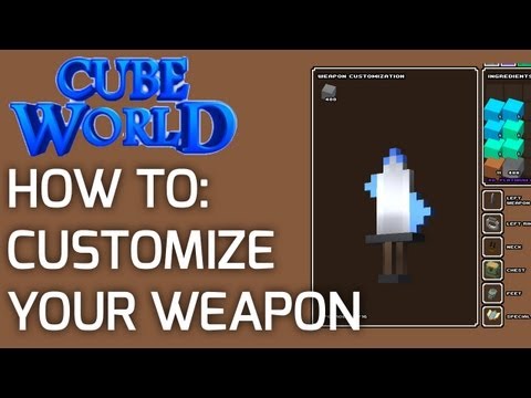 Cube World: How to customize your weapon / Spirit stones explained