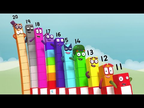 MathLink® Cubes Numberblocks 11-20 Activity Set by Learning Resources