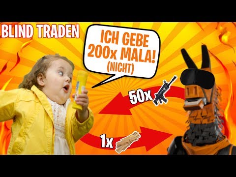 Ich Tradete OHNE Hinzuschauen und das passierte... 😱 BLIND TRADEN um ALLES 🔥 Fortnite Rette die Welt