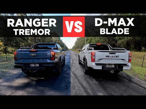 Drag Race: 2025 Isuzu D-Max Blade vs Ford Ranger Tremor – 0-100 & comparison