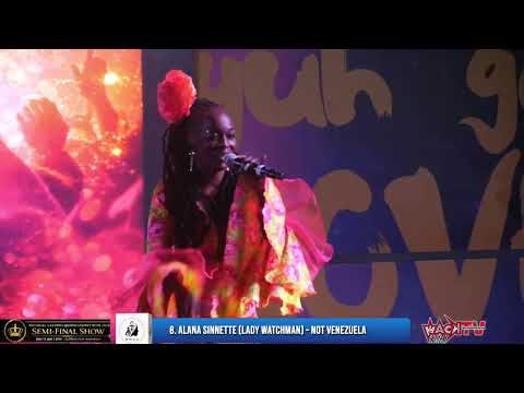 CALYPSO 2026  NATIONAL CALYPSO QUEENS 8  Alana Sinnette Lady Watchman – Not Venezuela