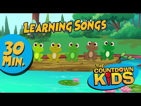 30 Minutes of Learning Songs - The Countdown Kids | Kids Songs & Nursery Rhymes | Lyrics Video