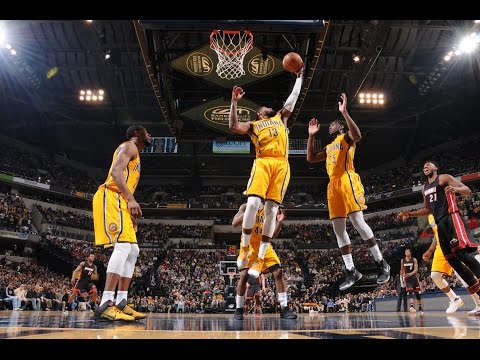 Hassan Whiteside and Paul George duel it out in Indiana! | 03.12.17