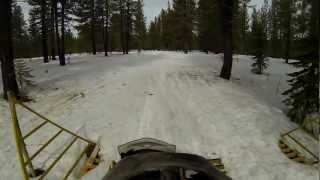 preview picture of video 'Snowmobiling 2013 Lake Davis Poker Run'