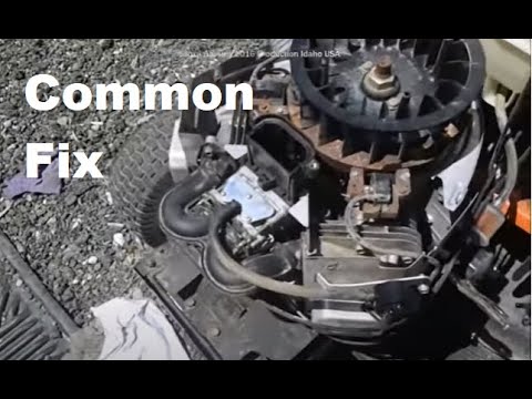 Briggs and Stratton Engine Surging, Stalling & Backfiring fix (parts used below)
