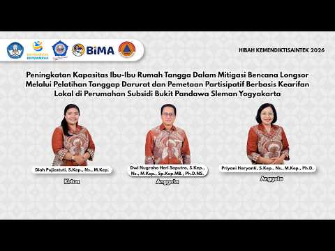 Pemberdayaan Ibu Rumah Tangga dalam Mitigasi Bencana Longsor di Sleman Yogyakarta
