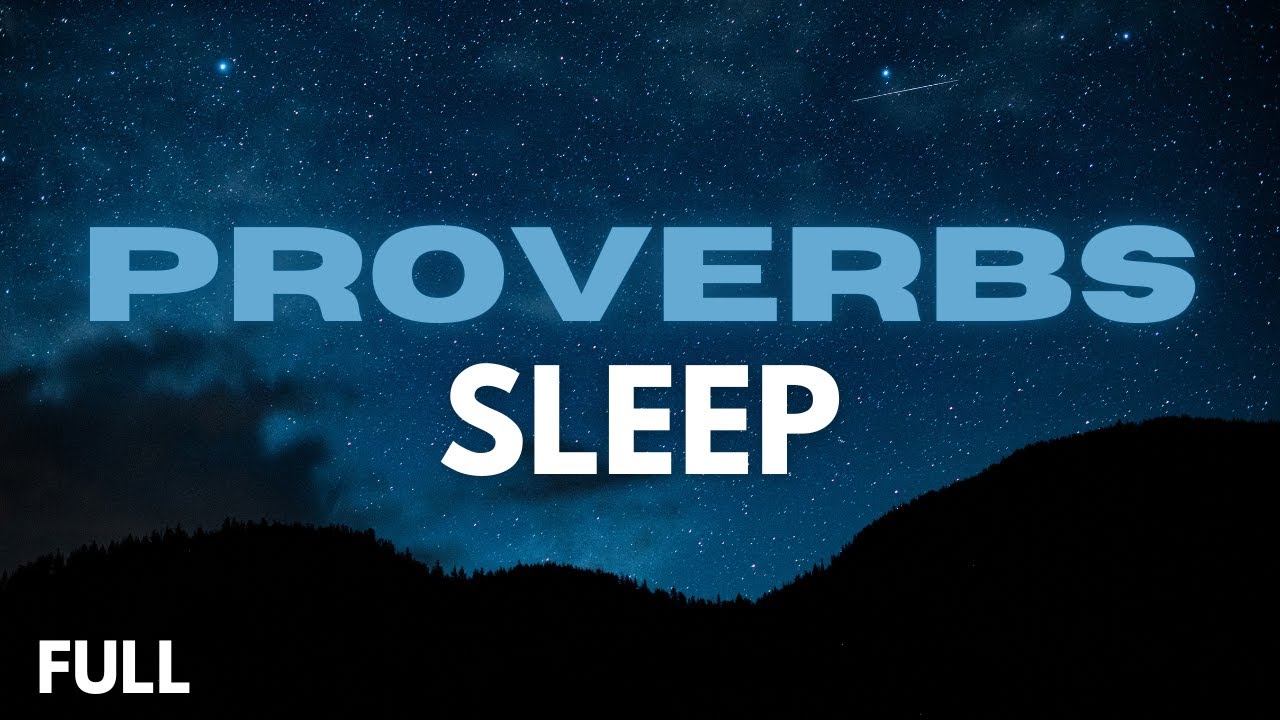 Full Book of Proverbs for Sleep with Gentle Wave Sounds | Peaceful Bible Reading & Relaxation
