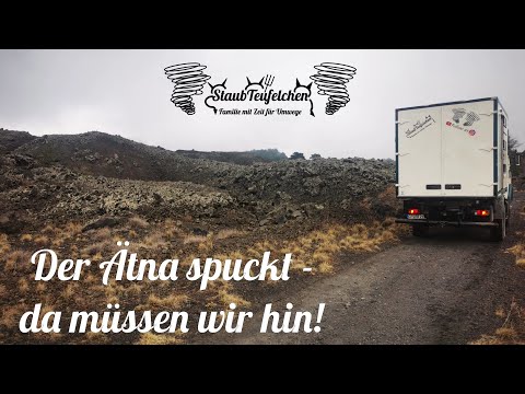 [30] Mount Etna is erupting! We have to see this! /Offroad camper/Sicily/Italy